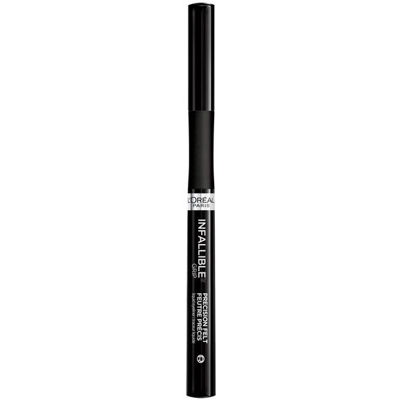 NEW L'Oreal Paris Infallible Precision Felt Waterproof Liquid Eyeliner BLACK - Picture 2 of 3